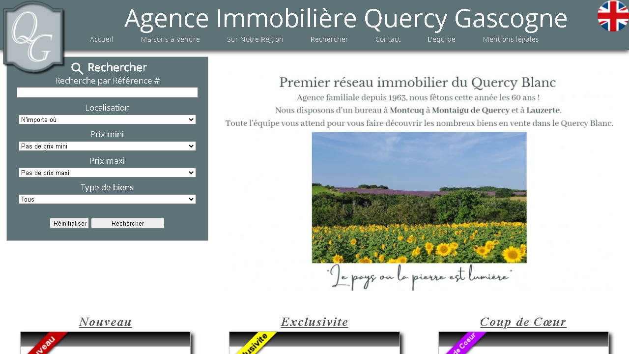 Capture d'écran de http://www.quercy-gascogne.com/